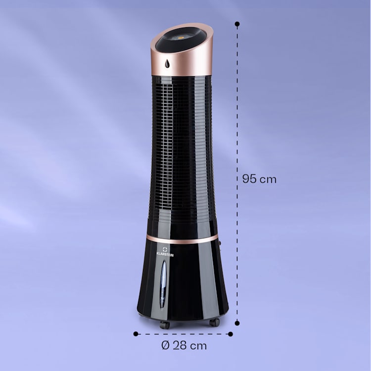 Skyscraper Ice Smart, 4-in-1, Răcitor de aer și ventilator, WiFi, 210m³/h, telecomandă de la distanță Rosegold