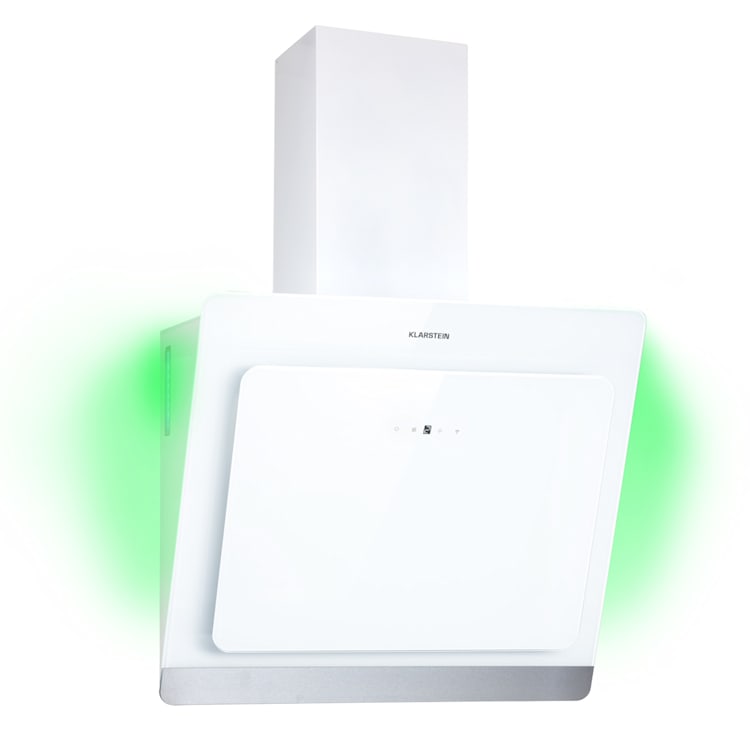 Aurora 60 Smart Dunstabzugshaube 550 m³/h 60cm kopffrei Ambiente-Licht EEC A++ 60 cm | Weiß