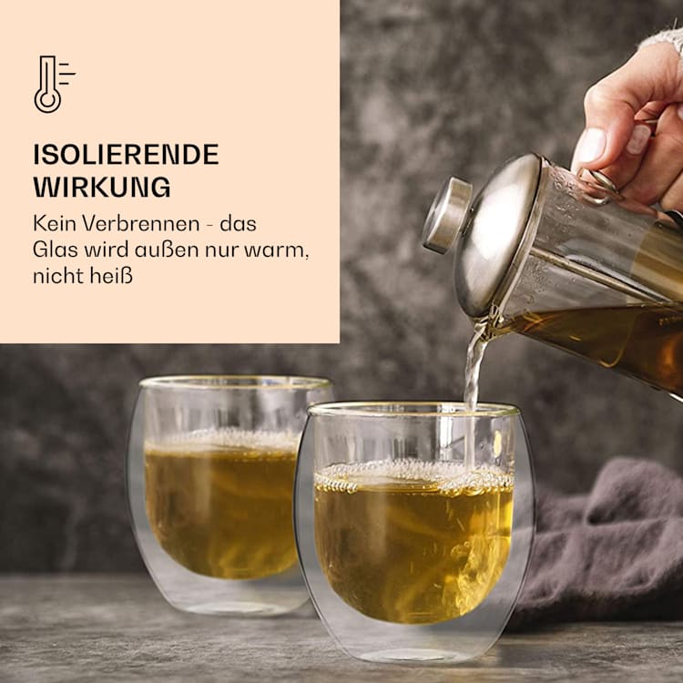 DUOS Gläser 4X 410ml Jumbo 4er-Set