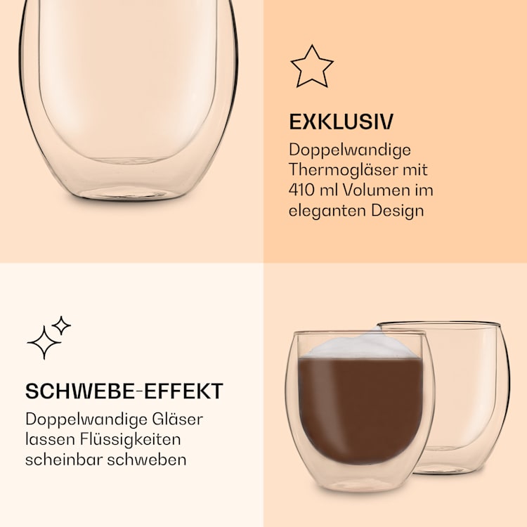 DUOS Gläser 4X 410ml Jumbo 4er-Set
