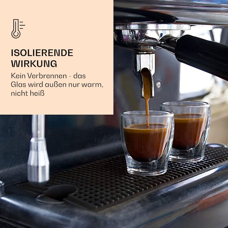 DUOS Gläser 4x 80ml + 4x Löffel 4er-Set