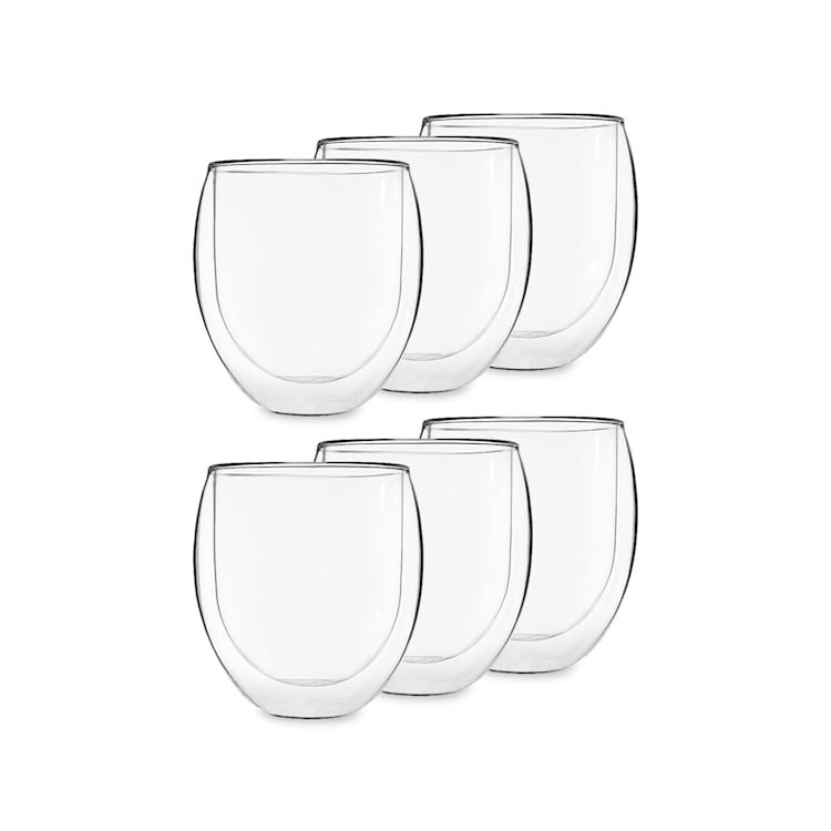 Feelino Gläser 6x400ml Ice + Teeblume 6er-Set