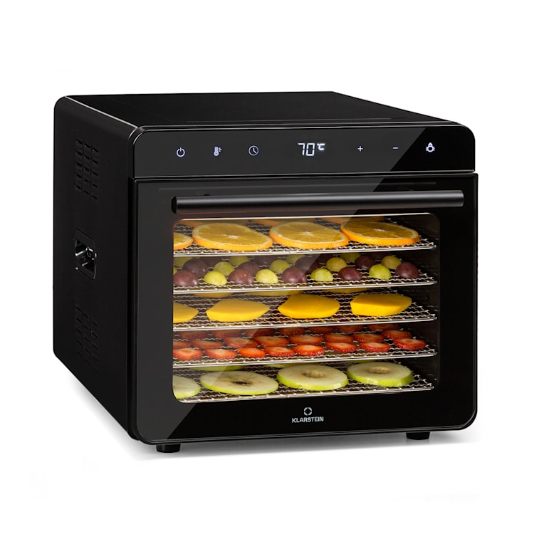 Shaftesbury Dörrautomat 700W Timer-Funktion 30-85°C digitales Touch-Display Schwarz