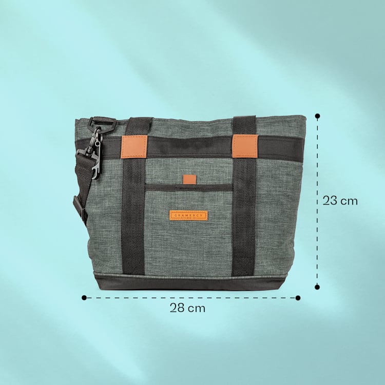 Kühltasche 19 Liter isoliert auslaufsicher 3 Tragemöglichkeiten Schwarz
