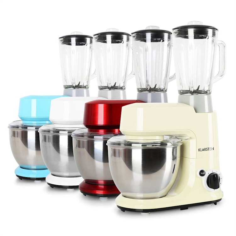 Carina Morena Set 800W Stand Mixer + 1.5L Blender Creme Creme