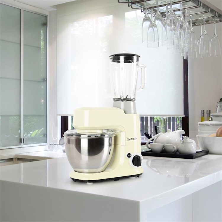 Carina Morena Set 800W Stand Mixer + 1.5L Blender Creme Creme