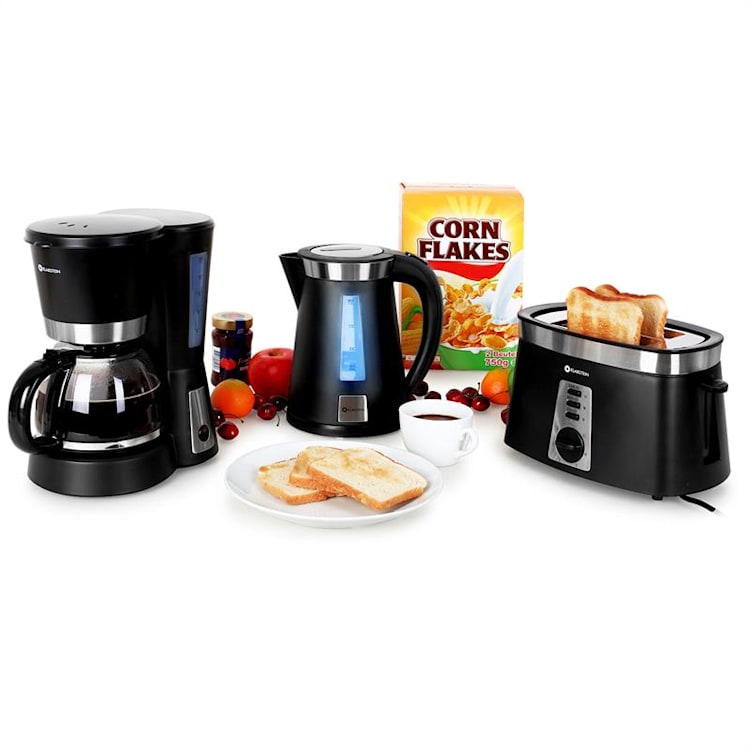 Sunday Morning Breakfast Set Coffee Machine Kettle & Toaster