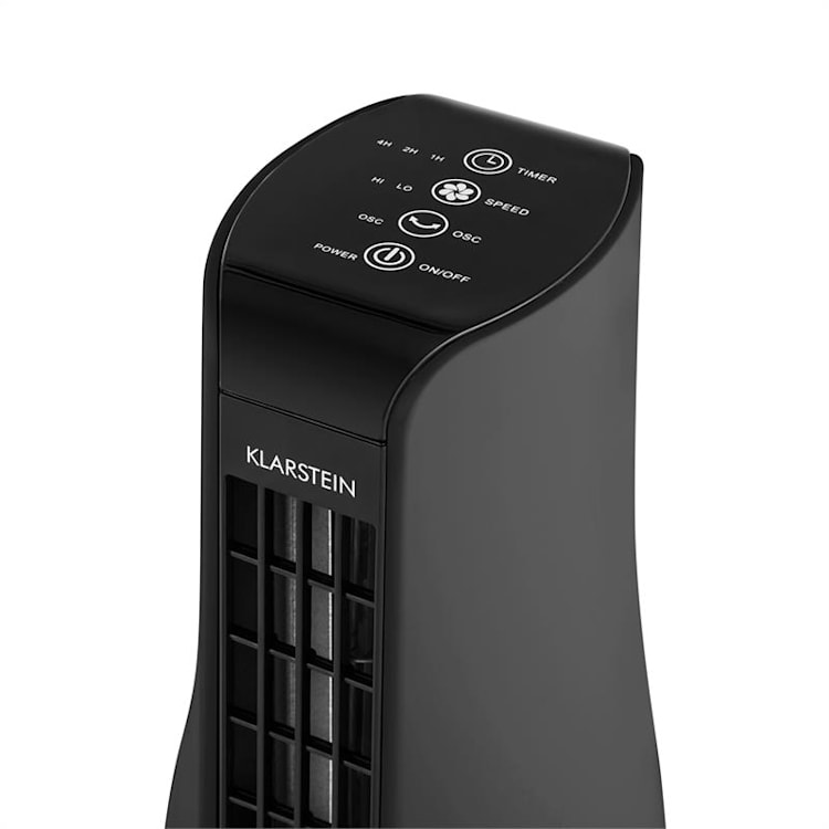 Skyscraper Office Set of 3 Desk Fans 16W Touch Black