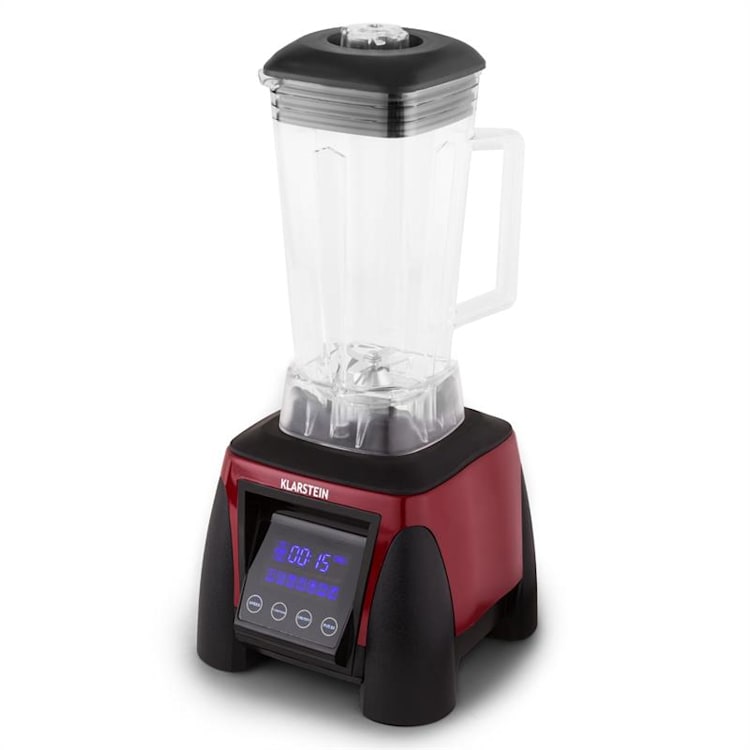 Herakles 8G Frullatore Rosso con Cover 1800W 2,4 CV 2 Litri senza BPA Rosso