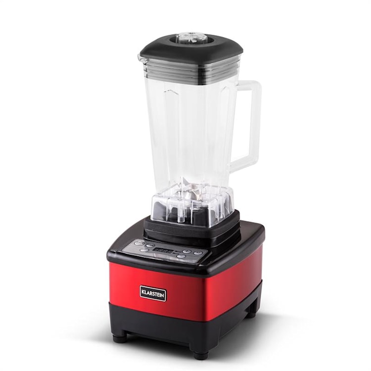 Klarstein Herakles 4G, piros, asztali turmixgép, fedővel, 1500 W, 2,0 k, 2 liter, BPA-mentes Piros