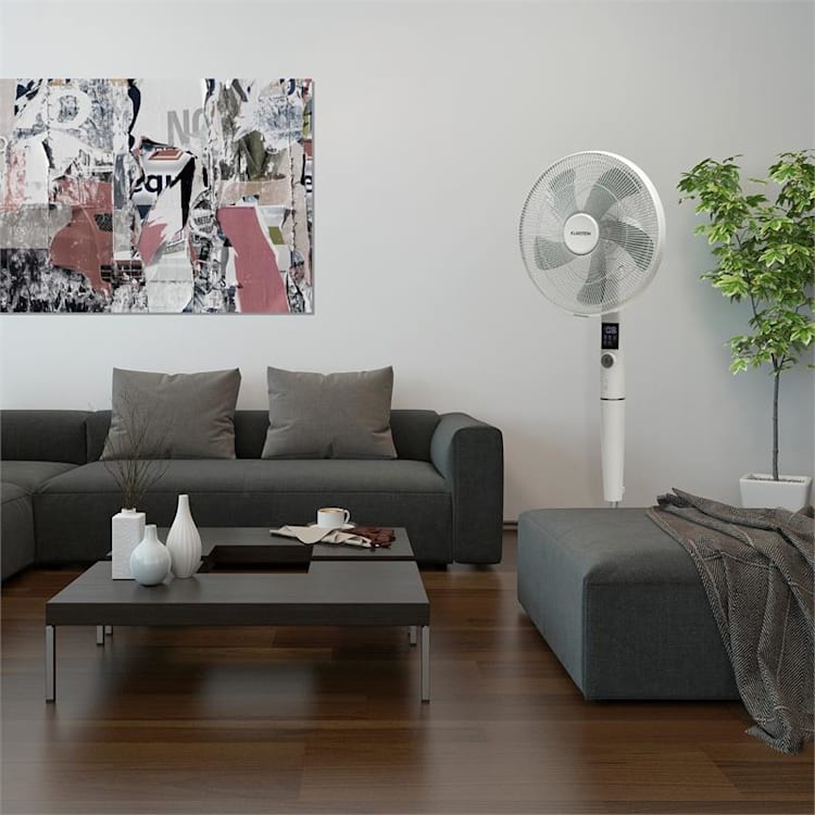 KLARSTEIN SILENT STORM, BIJELI, 35 W, SET STAJAĆIH VENTILATORA, 16“ (41 CM) PROPELER 5 KRAKOVA, 80M³