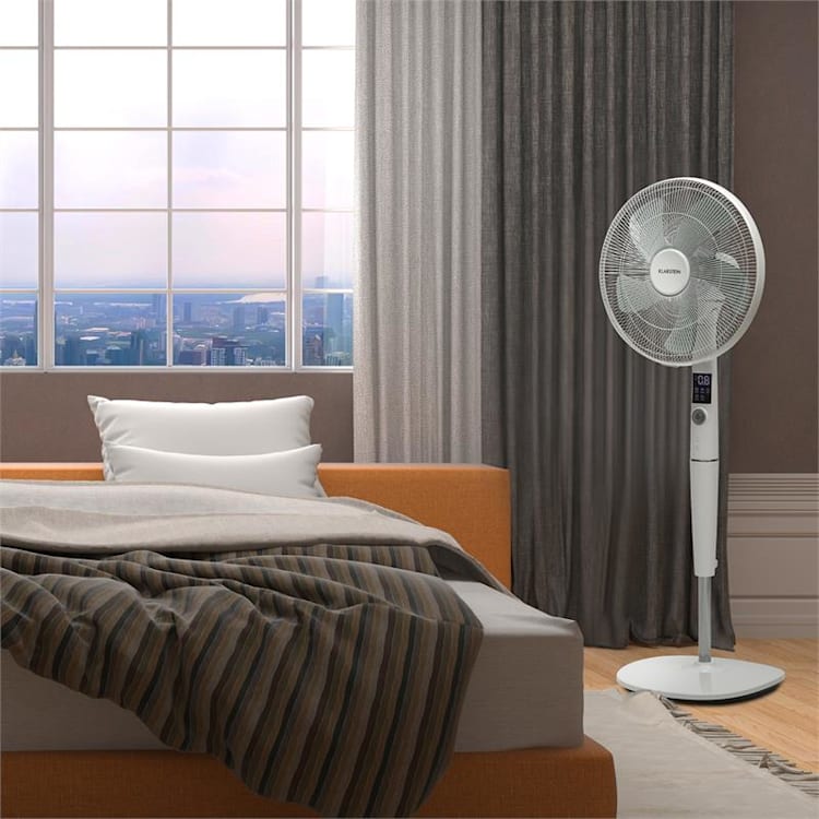KLARSTEIN SILENT STORM, BIJELI, 35 W, SET STAJAĆIH VENTILATORA, 16“ (41 CM) PROPELER 5 KRAKOVA, 80M³