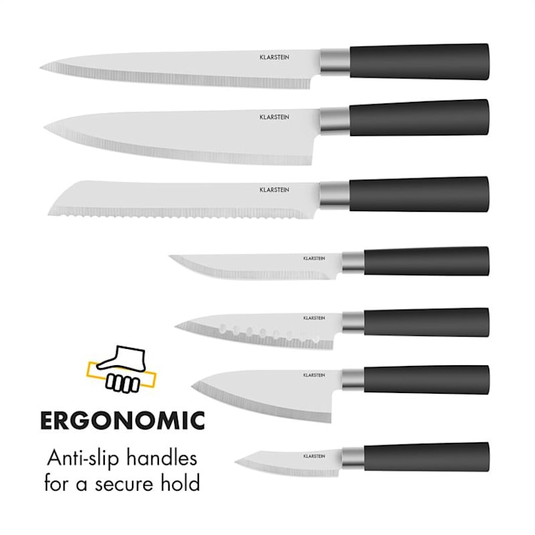 Herakles 5G Kitano Power Blender black Knife Set 1500W BPA-free 2l / 7 Knives 