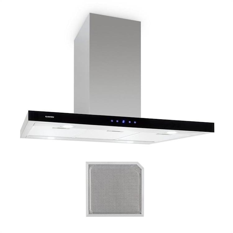 Madonna Cooker Extractor Hood Recirculation Set 90cm 500 m³ / h Activated Carbon Filter