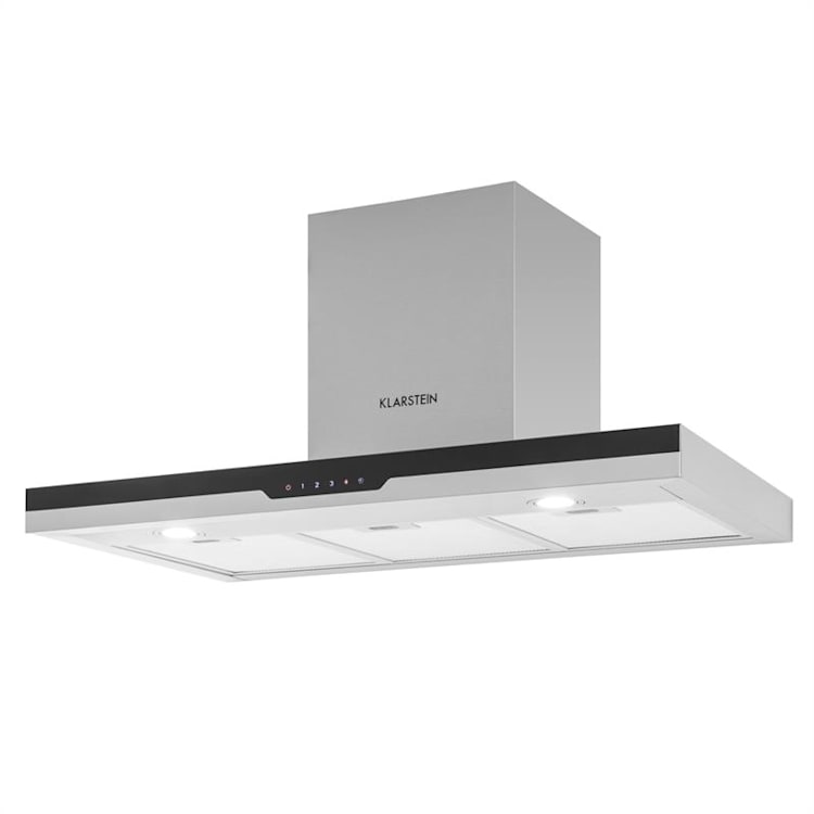 Finessa Dunstabzugshaube Umluftset 90cm 635 m³/h 2 Aktivkohlefilter