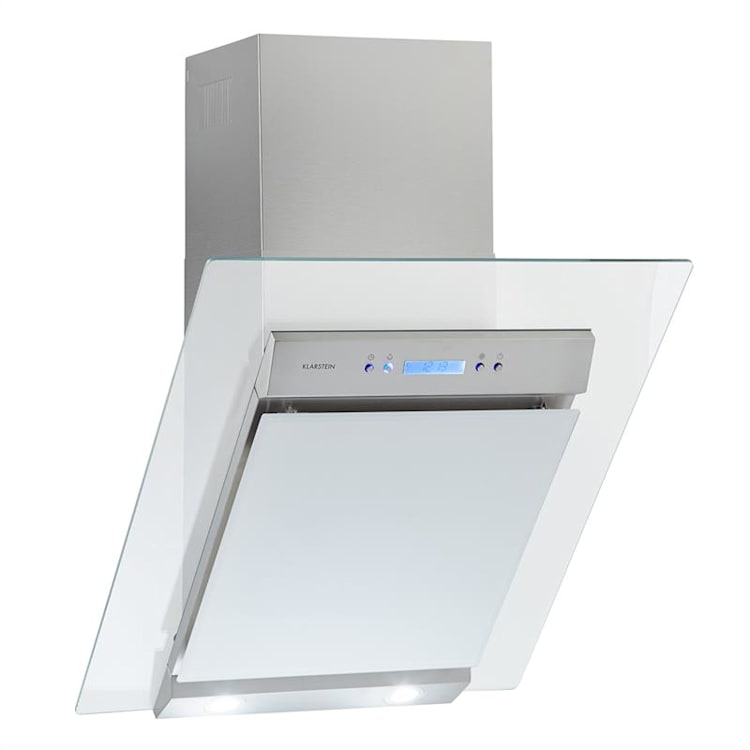Skycook Dunstabzugshaube Umluftset 60cm 640m³/h Glas Edelstahl