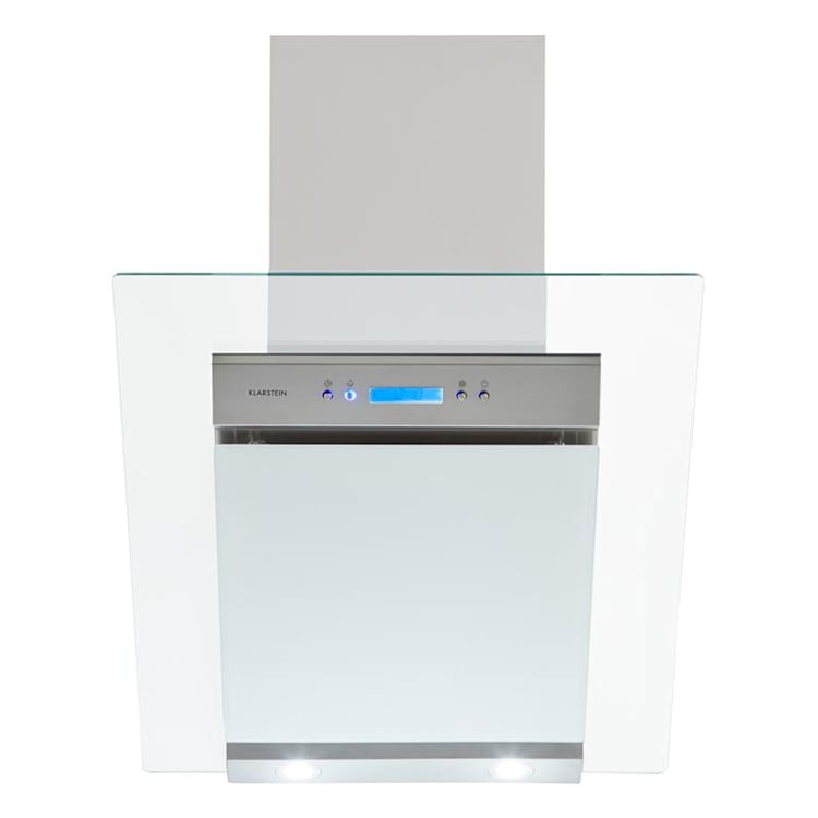 Skycook Dunstabzugshaube Umluftset 60cm 640m³/h Glas Edelstahl