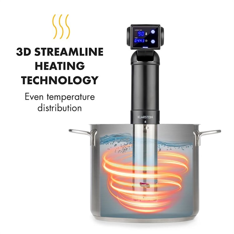 Quickstick Pro Foodlocker Black Set | Sous Vide Cooker + Vacuum Sealer Black
