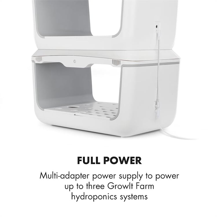 GrowIt Set de Conexão 3 Peças Cabo e Quadro de Conexão & Adaptador Branco