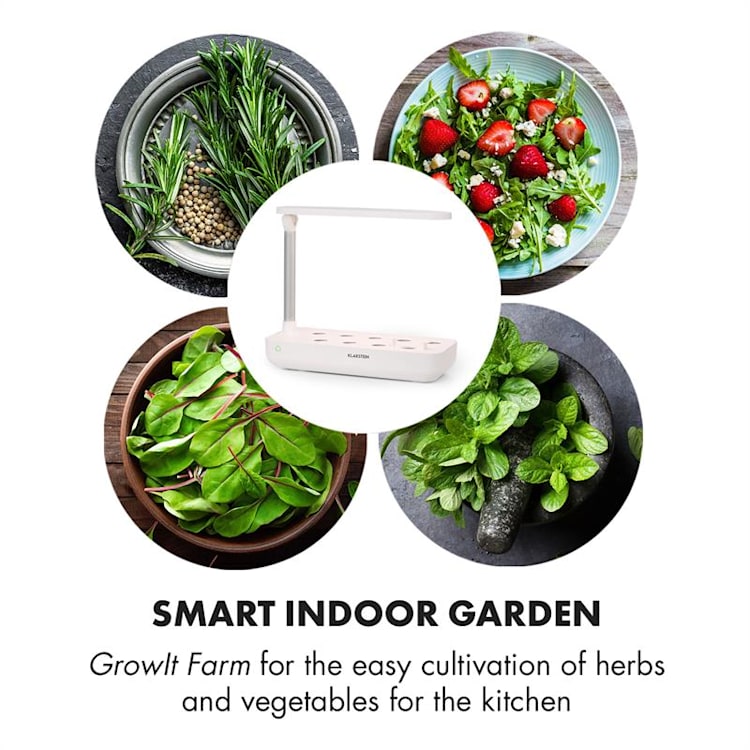 GrowIt Flex Starter Kit Asia, 9 biljki, 18 W, LED 2 l, sjemenke Asia-Seeds, hranjiva otopina