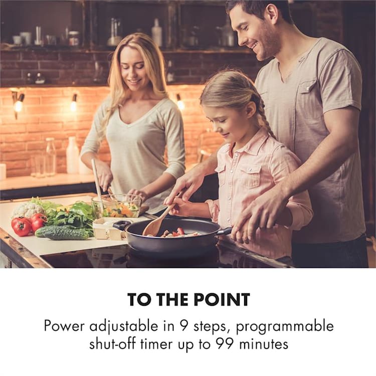 Kalahari Delicatessa Built-in Oven Set Induction Black Stainless Steel