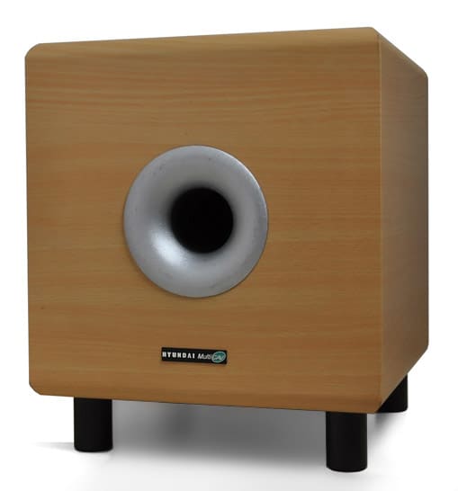 Fotografie produktu: Hyundai Aktivní 20 cm subwoofer Hyudai Multicav, béžový, 100 W