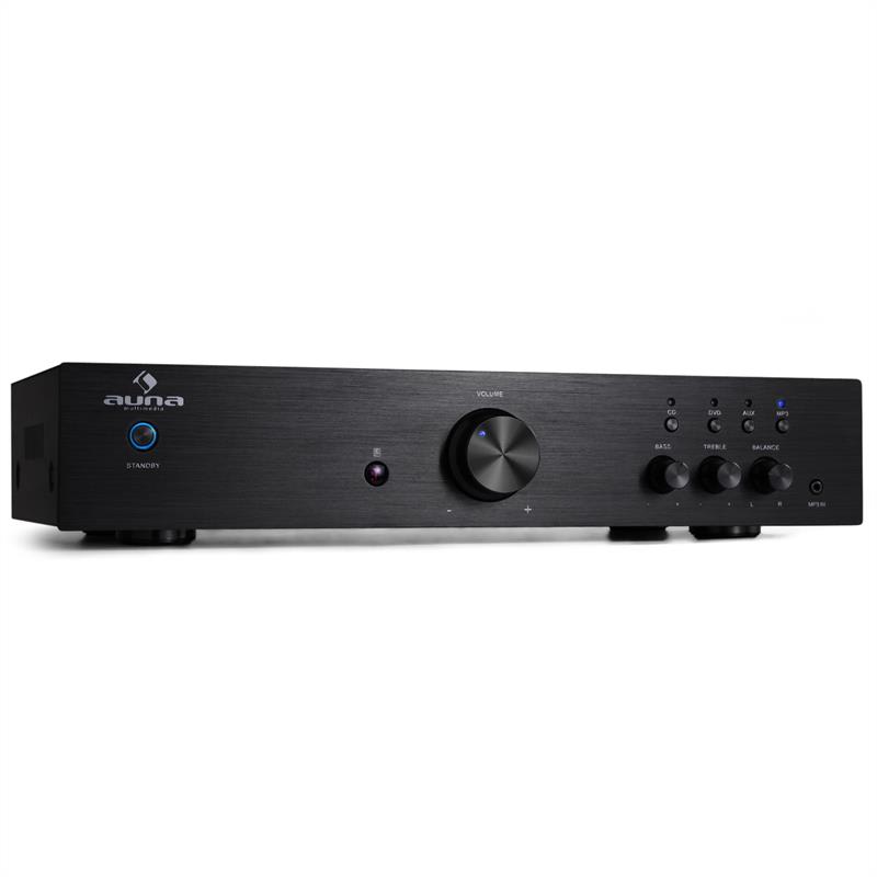 Auna AV2-CD508 HiFi-Verstärker Stereo Edelstahl 600W max. Fernbedienung