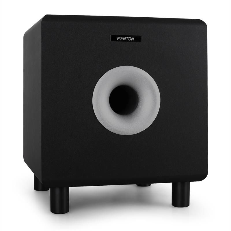SHFS08B Aktiv Subwoofer 20cm (8") 200 Watt schwarz
