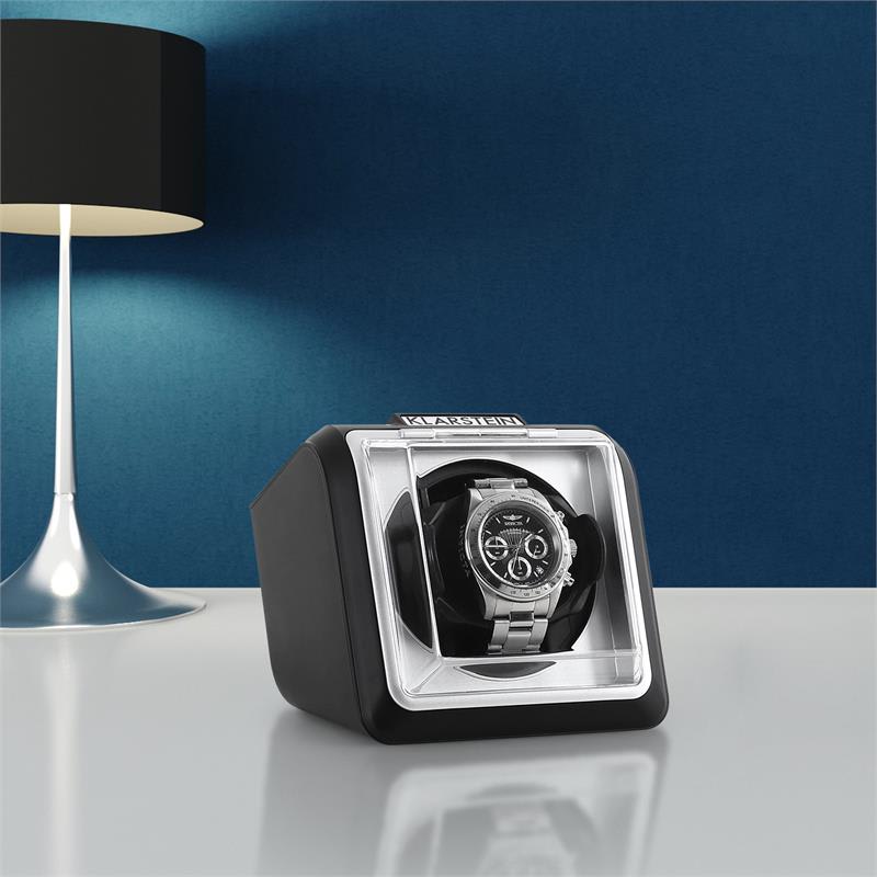 Klarstein 8PT1S One Watch Winder Display Box -Black