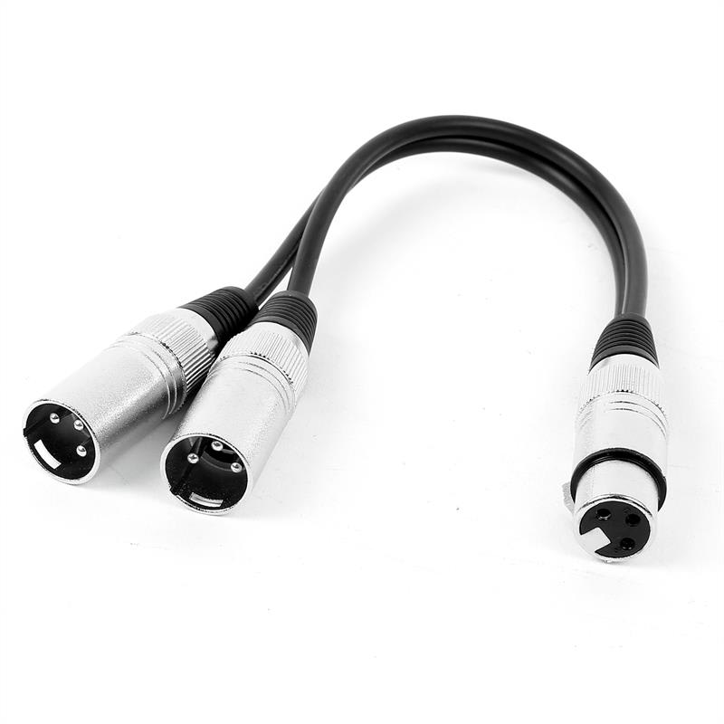 FrontStage Y Cablu XLR 2 x unisex. 1 x 30cm