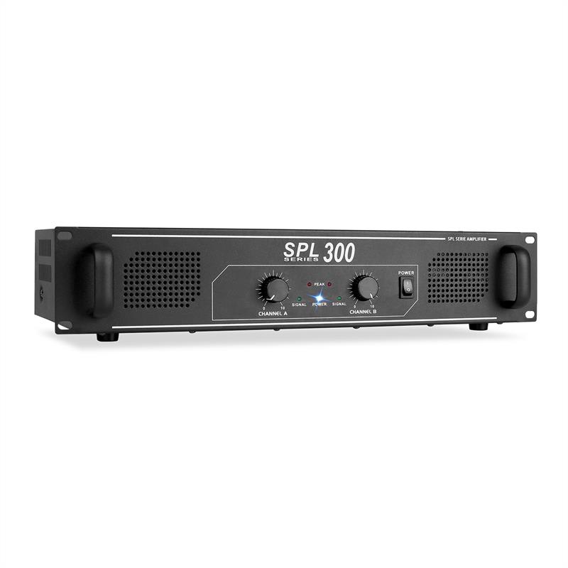 SPL-300 DJ PA-Verstärker 2-Kanal-Verstärker 2 x 150 Watt LED