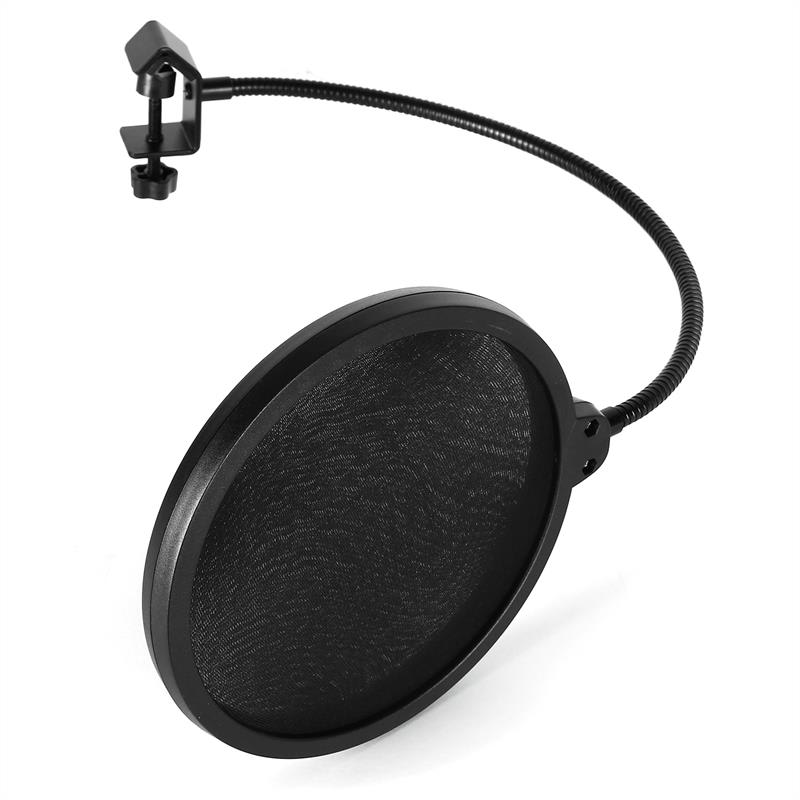 Levně Auna Pro POP-1, pop filtr, protivětrná ochrana, černý