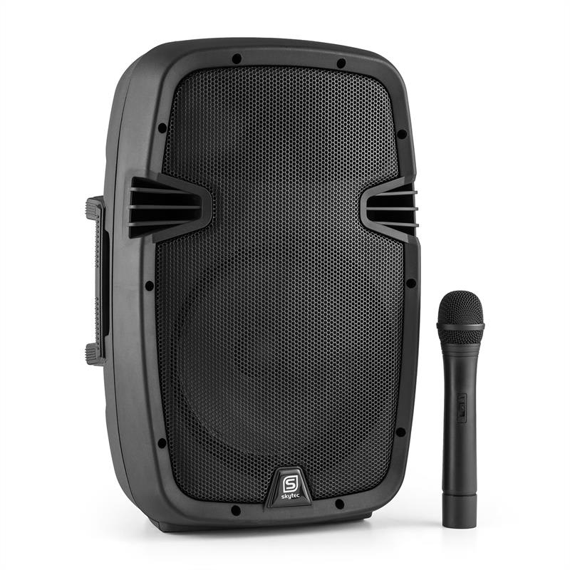 Fotografie produktu: Skytec SPJ-PA910, 400 W, aktivní PA reproduktor, akumulátor, bluetooth, USB, SD, MP3, VHF
