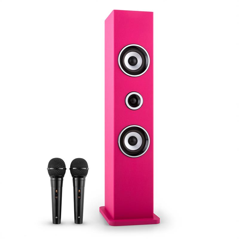 Auna Karaboom, bluetooth reproduktor, ružový