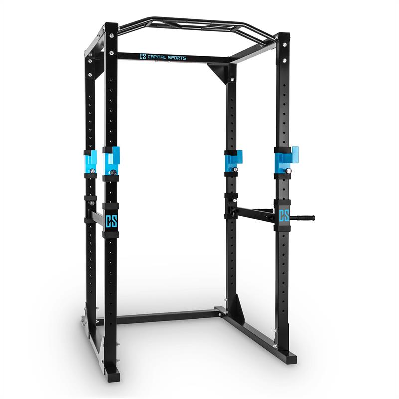 Capital Sports Tremendour Power Rack Schwarz Homegym Stahl FIT20-Tremendour BLK