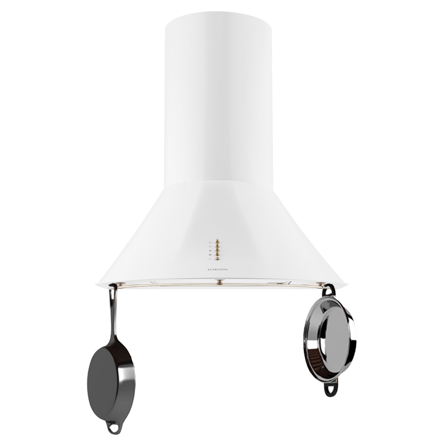 Klarstein Campana extractora Lumio Primo Retro 60cm 490 m³/h Luces LED