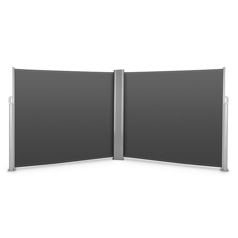 Bari Doppio 616 Doppel-Seitenmarkise 6x1,6m Aluminium anthrazit