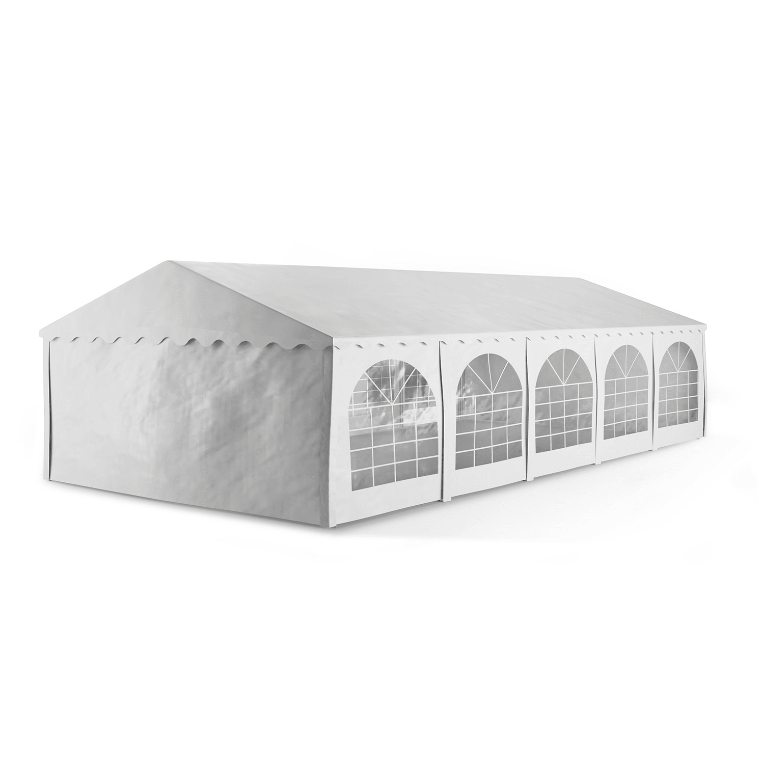 Blumfeldt Sommerfest 5x10m 500 g/m² Carpa de fiestas Carpa PVC impermeable resistente al fuego