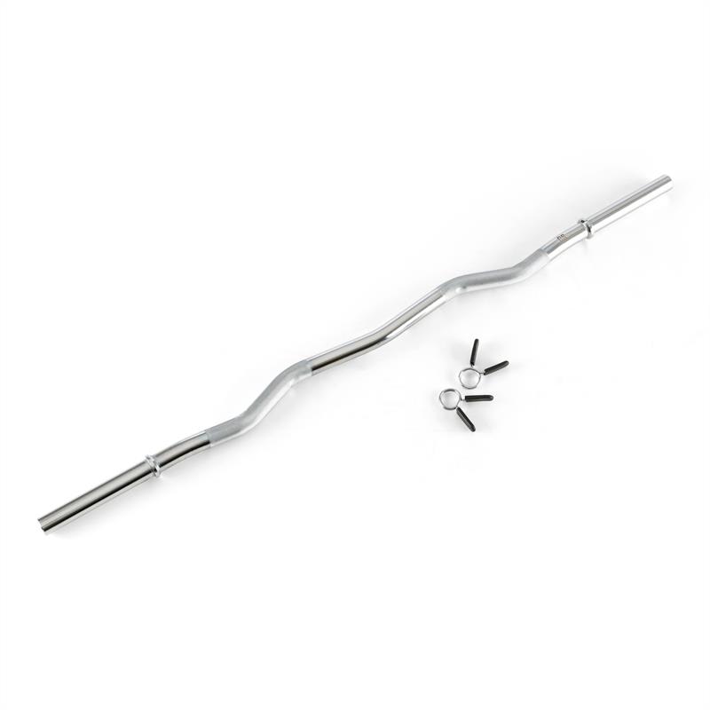 Fotografie produktu: Capital Sports Accretor 120 CD Curlbar, lomená činková hřídel, 120 cm / 30 mm / max 180 kg, ocel, pochromovaná