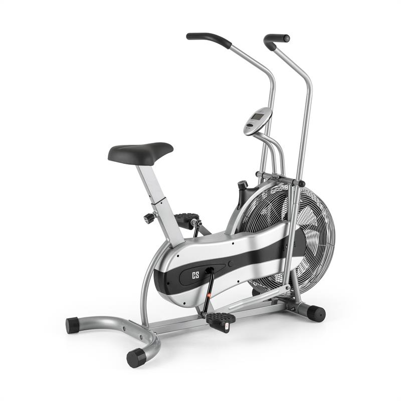 Capital Sports Stormstrike 2k Crosstrainer Fahrradheimtrainer bis 120 kg silber CSP5-Stormstrike2k