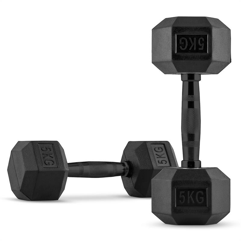 Fotografie produktu: Capital Sports Hexbell jednoruční činky, pár, 2x 5 kg
