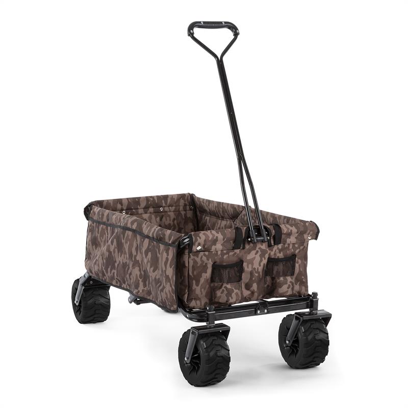 The Camou Bollerwagen Handwagen faltbar 70kg 90l Räder Ø10cm camouflage