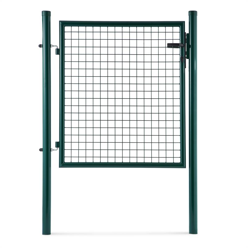 Waldbeck Duraporta 1510 kertkapu, rácsos kapu, 1,5 m magas, acél, zár, zöld termék 2. képe
