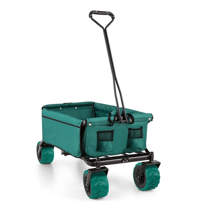 The Green Bollerwagen faltbar 70kg 90lBreiträder 10cm grün