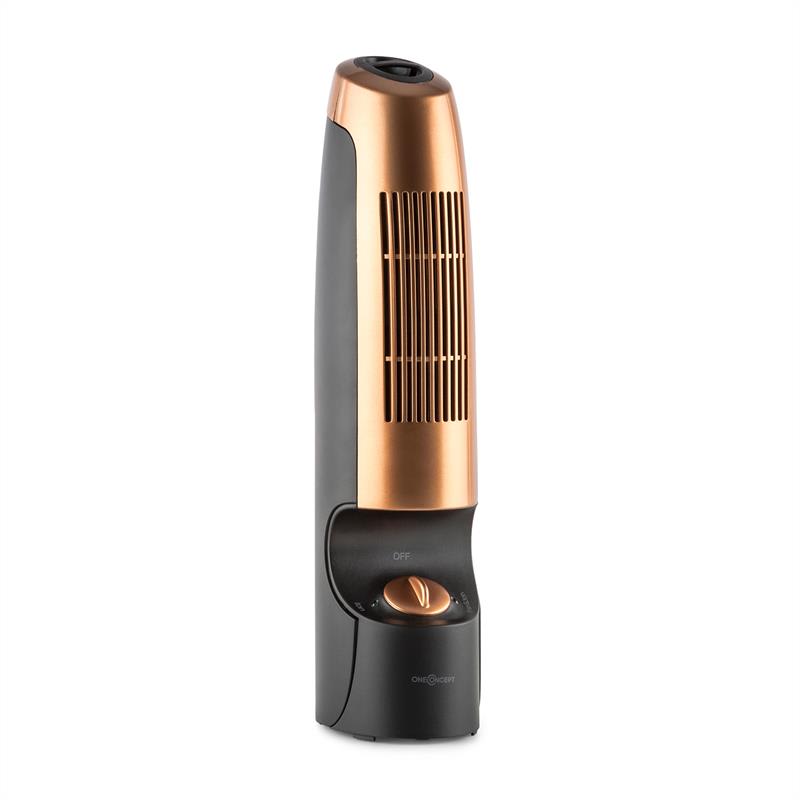 OneConcept St. Oberholz 2G, mini ionizátor a ventilátor, čierna/medená