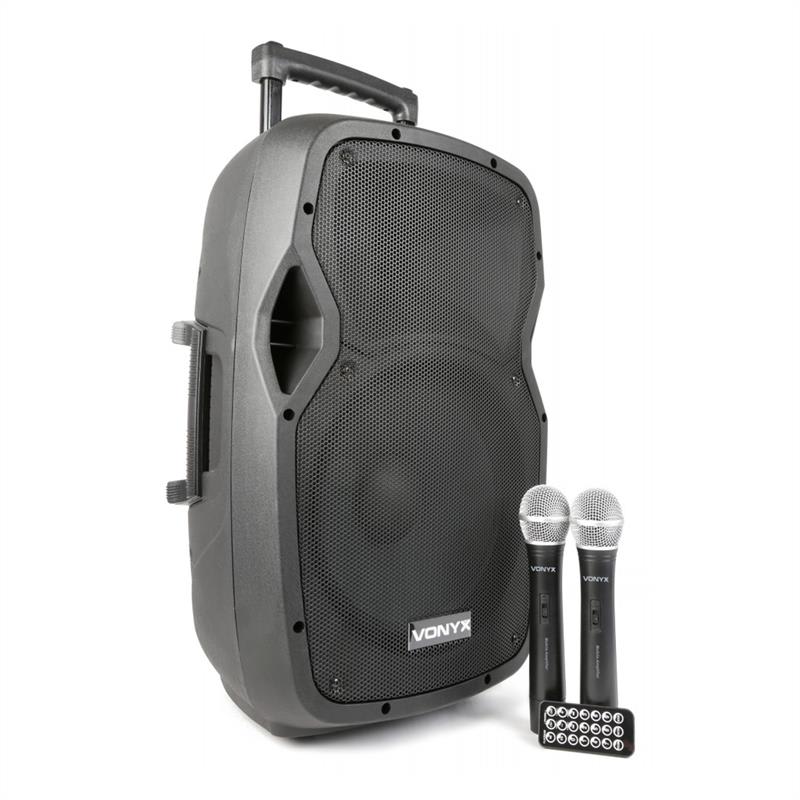 AP1200PA mobile PA-Anlage 30 cm (12") Bluetooth USB SD MP3 VHF Akku