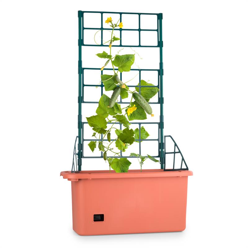 Power Planter Pflanzkübel 75x130x35cm Rankhilfe 3 Etagen PP mobil