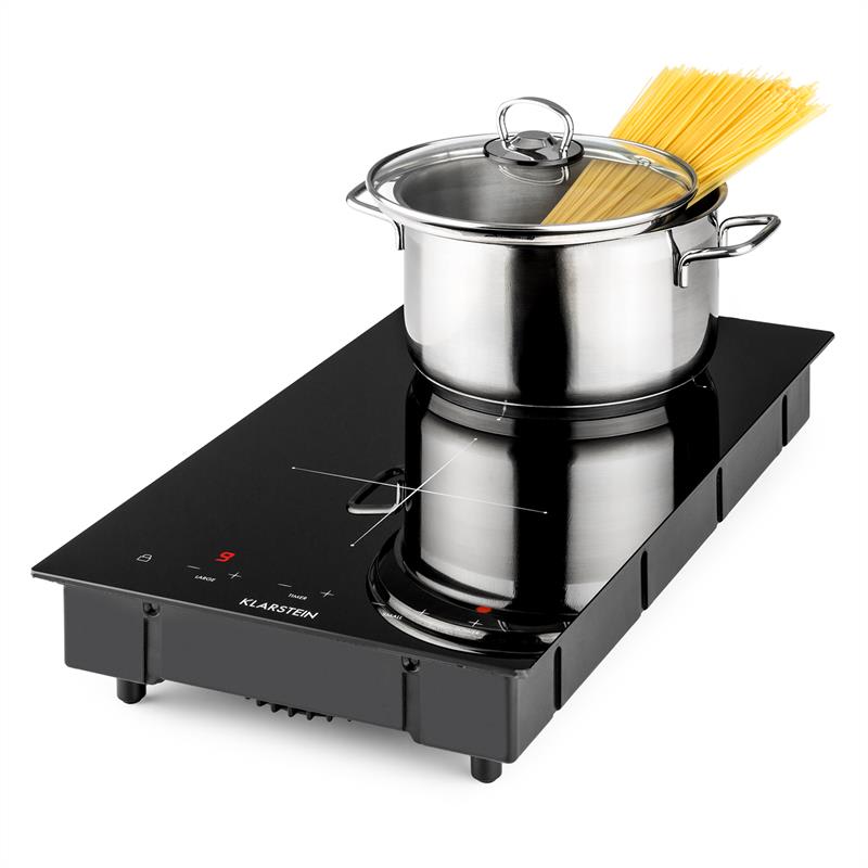 Klarstein VariCook Domino Induction Hob Double Hotplate 3100W Glass Ceramic