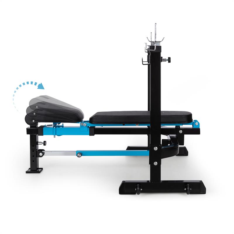 Capital Sports Benchex, erősítő pad, ferde és vízszintes pad, max. 250 kg, kék termék 2. képe