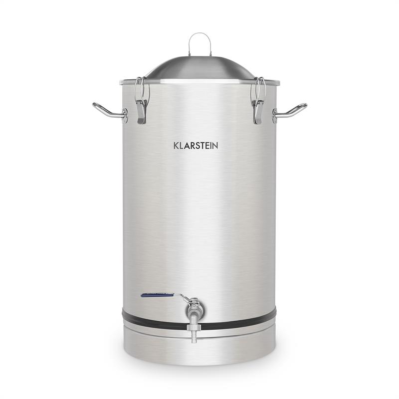 Maischfest Fermenter 25 Fermentierkessel 25 Liter Gärröhrchen 304-Edelstahl